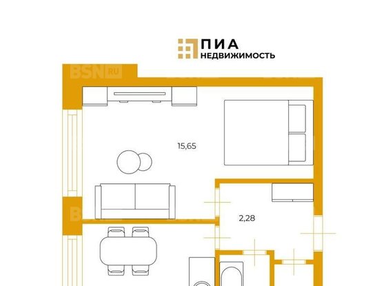 Продажа однокомнатной квартиры - Димитрова улица, д.16, корп.3 