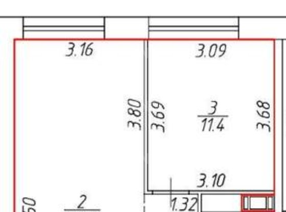 Продажа однокомнатной квартиры - Челюскина улица, д.1 
