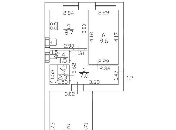 Продажа двухкомнатной квартиры - поселок Шушары, Московское шоссе, д.256, корп.5 
