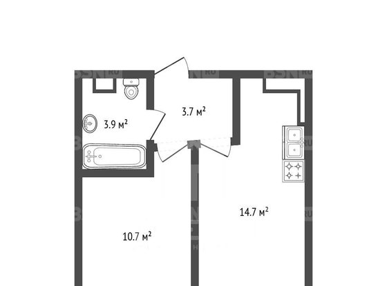 Продажа однокомнатной квартиры - Ремесленная улица, д.17 