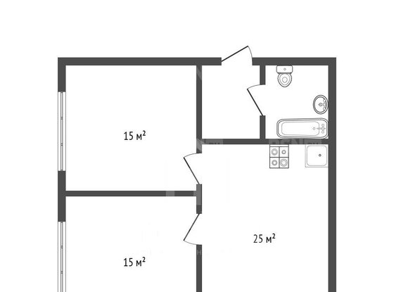 Продажа двухкомнатной квартиры - Макарова набережная, д.58 