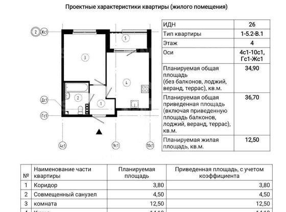 Продажа однокомнатной квартиры - поселок Шушары, Соколиная улица, д.5 