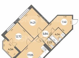 Продажа двухкомнатной квартиры в новостройке - Санкт-Петербург, Ленинский пр., уч. 269 (северо-западнее пересечения ул. Доблести и ул. Маршала Захарова) 