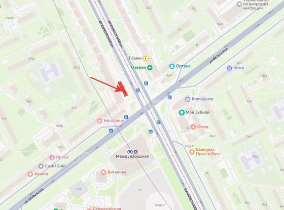 Аренда торгового помещения - Бухарестская улица, д.23, корп.9 