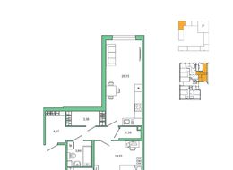 Продажа однокомнатной квартиры в новостройке - Суздальское шоссе, 20, к. 3.1.2 