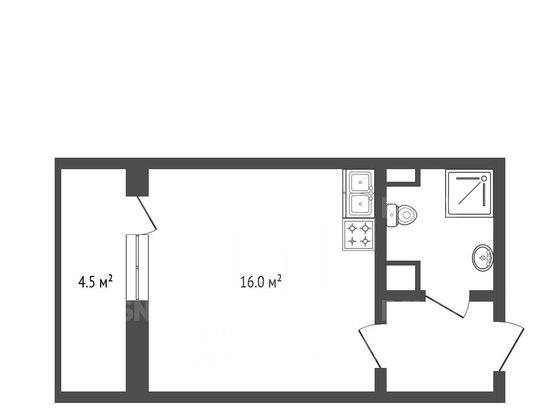 Продажа однокомнатной квартиры - Кудрово, Пражская улица, д.13 