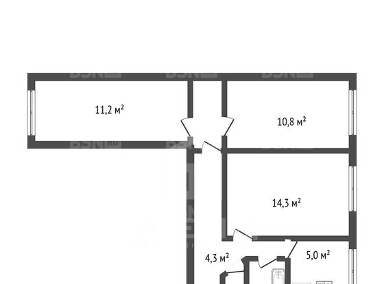 Продажа трехкомнатной квартиры - Новоизмайловский проспект, д.42, корп.2 