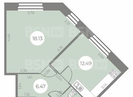 Продажа однокомнатной квартиры в новостройке - г. Санкт-Петербург, ул. Маршала Захарова, дом 10, строение 1 