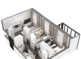 Продажа двухкомнатной квартиры в новостройке - г. Санкт-Петербург, 3-я Конная Лахта, участок 9, (северо-восточнее дома 45, литера Д по 3-ей Конной Лахте)
 