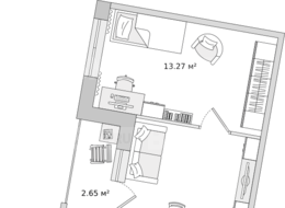 Продажа двухкомнатной квартиры в новостройке - Ленинградская область, д. Новосаратовка, улица Романтиков, дом 1, корпус 5 