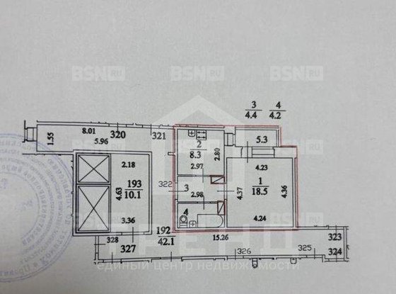Продажа однокомнатной квартиры - Варшавская улица, д.19, корп.2 