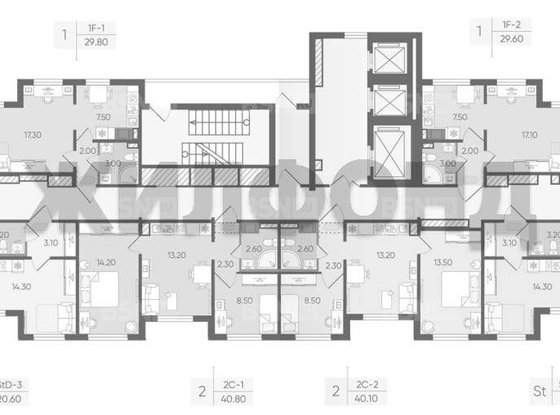 Продажа однокомнатной квартиры - Муринская дорога, д.14, корп.1 стр 1 