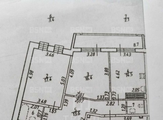 Продажа трехкомнатной квартиры - Кудрово, Столичная улица, д.4, корп.2 