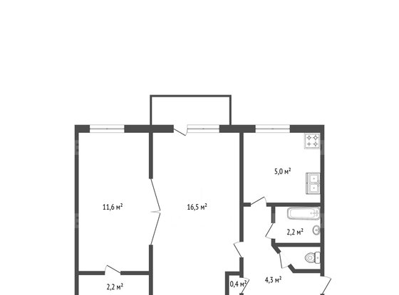 Продажа двухкомнатной квартиры - Павловск, Гуммолосаровская улица, д.23 