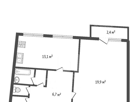 Продажа однокомнатной квартиры - Крыленко улица, д.45, корп.1 