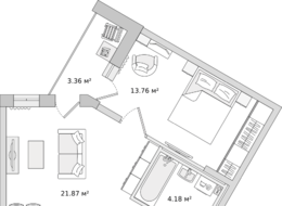 Продажа однокомнатной квартиры в новостройке - ул. Белоостровская, д. 10, корпус 3 