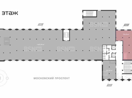 Продажа офиса - Московский проспект, д.114 