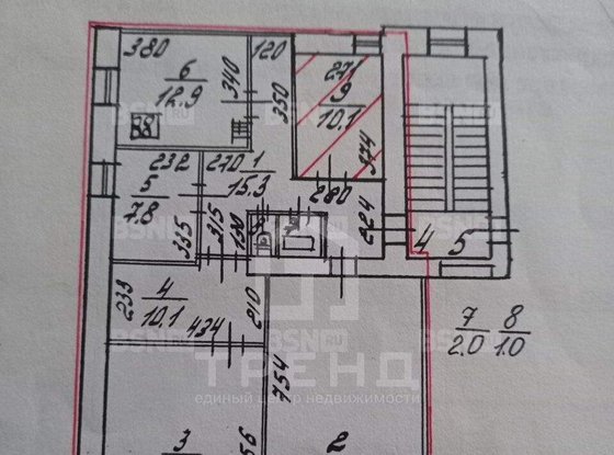 Продажа трехкомнатной квартиры - Большой В.О. проспект, д.44 