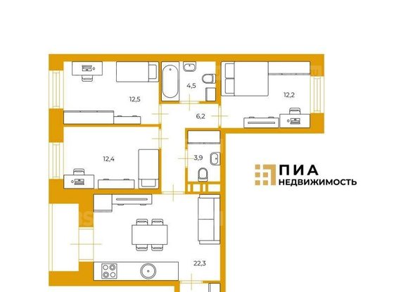 Продажа трехкомнатной квартиры - городской поселок Новоселье, Невская улица, д.1 
