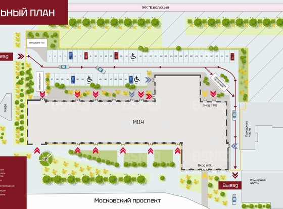 Продажа офиса - Московский проспект, д.114 