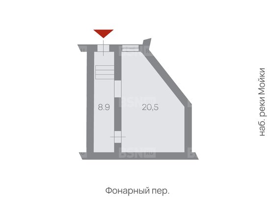 Продажа офиса - Реки Мойки набережная, д.82, литера А 
