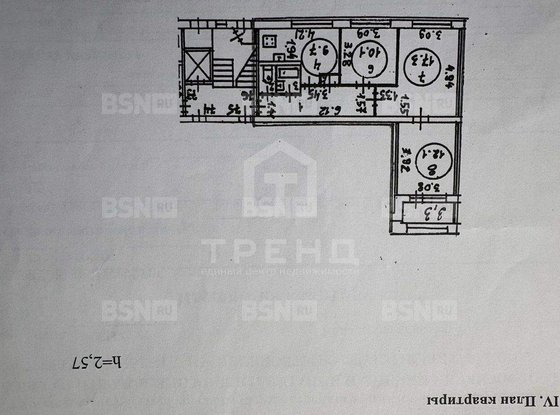 Продажа трехкомнатной квартиры - Дунайский проспект, д.35, корп.1 