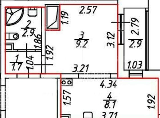 Продажа однокомнатной квартиры - Чарушинская улица, д.24, корп.1 