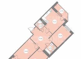 Продажа трехкомнатной квартиры в новостройке - г. Санкт-Петербург, ул. Маршала Захарова, дом 8, строение 1 