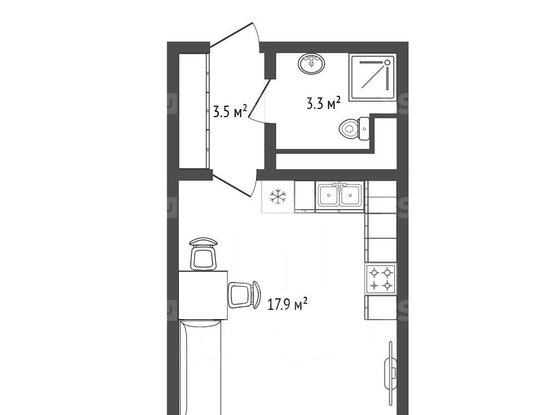 Продажа однокомнатной квартиры - Комендантский проспект, д.66, корп.3 