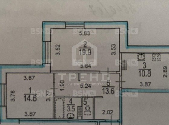 Продажа двухкомнатной квартиры - Ленинский проспект, д.87, корп.1 