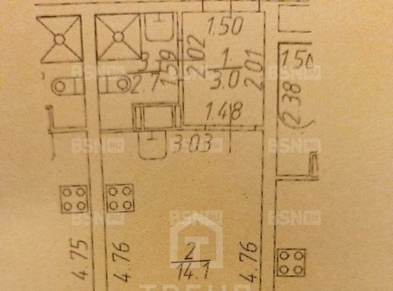 Продажа однокомнатной квартиры - Мурино, Авиаторов Балтики проспект, д.29, корп.2 