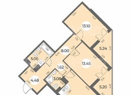 Продажа двухкомнатной квартиры в новостройке - Санкт-Петербург, Ленинский пр., уч. 270 (северо-западнее пересечения ул. Доблести и ул. Маршала Захарова) 