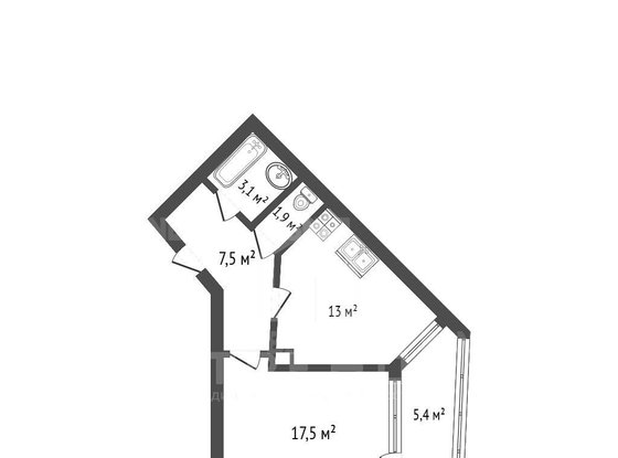 Продажа однокомнатной квартиры - Королёва проспект, д.65 