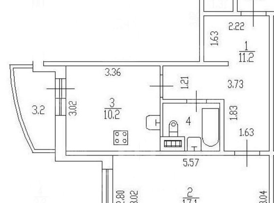 Продажа однокомнатной квартиры - Комендантский проспект, д.17, корп.1 