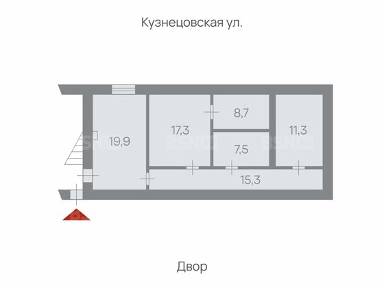 Продажа офиса - Кузнецовская улица, д.28, литера А 