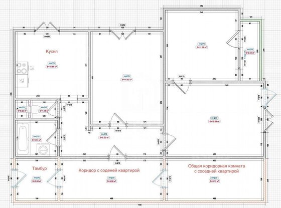 Продажа трехкомнатной квартиры - Энгельса проспект, д.138, корп.2 