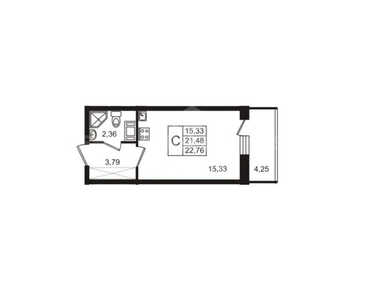 Продажа однокомнатной квартиры - Кудрово, Столичная улица, д.11, корп.2 