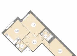 Продажа двухкомнатной квартиры в новостройке - г. Санкт-Петербург, ул. Маршала Захарова, дом 10, строение 1 