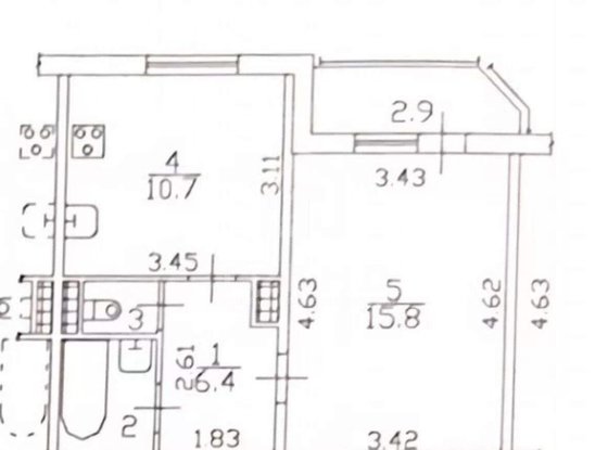 Продажа однокомнатной квартиры - Долгоозёрная улица, д.37, корп.2 