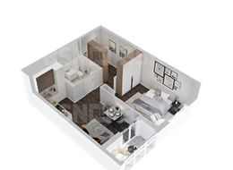 Продажа однокомнатной квартиры в новостройке - Ленинградская область, Новосаратовка 