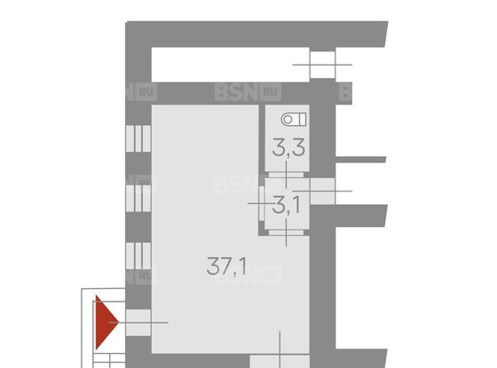 Продажа офиса - Басков переулок, д.10, литера А 