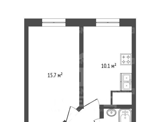 Продажа однокомнатной квартиры - Учительская улица, д.18, корп.1 
