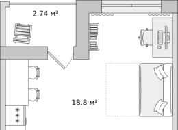 Продажа квартиры студии в новостройке - Санкт-Петербург, ул. Плесецкая 