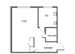 Продажа однокомнатной квартиры - Замшина ул., 15 