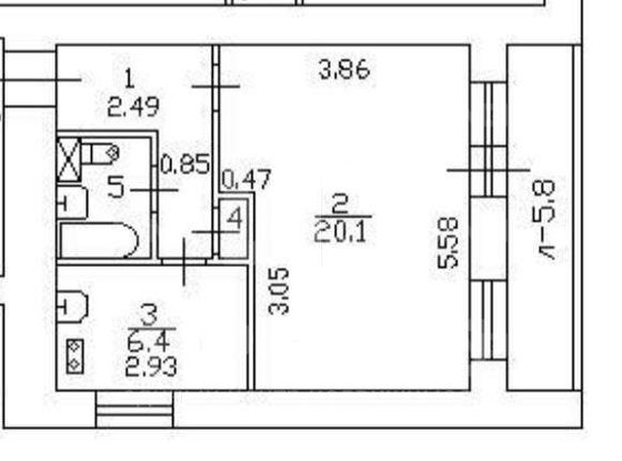 Продажа однокомнатной квартиры - Металлистов проспект, д.23, корп.5 
