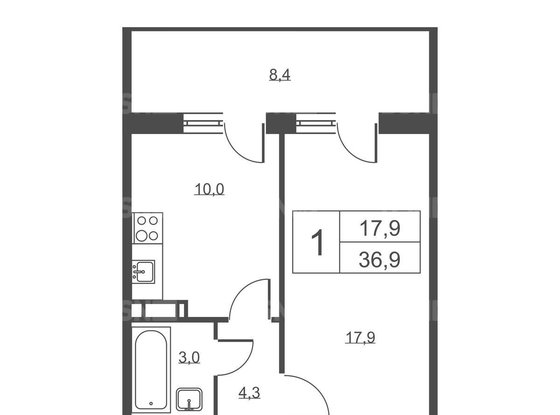 Продажа однокомнатной квартиры - Лабораторный проспект, д.23 