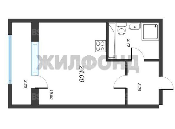 Продажа однокомнатной квартиры - Глухарская улица, д.33, корп.1 