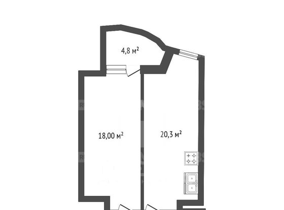 Продажа однокомнатной квартиры - Прокофьева улица, д.7, корп.2 
