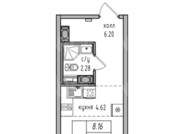 Продажа квартиры студии в новостройке - ул. Заречная, д. 50 