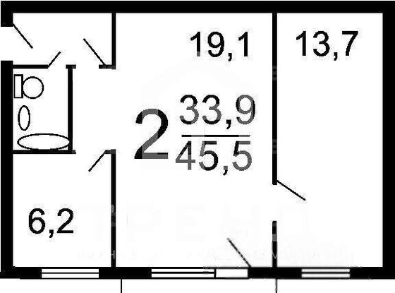 Продажа двухкомнатной квартиры - Металлистов проспект, д.81 